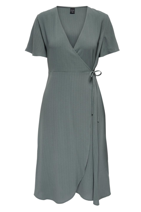 Only onlcali life s/s midi wrap dress wv